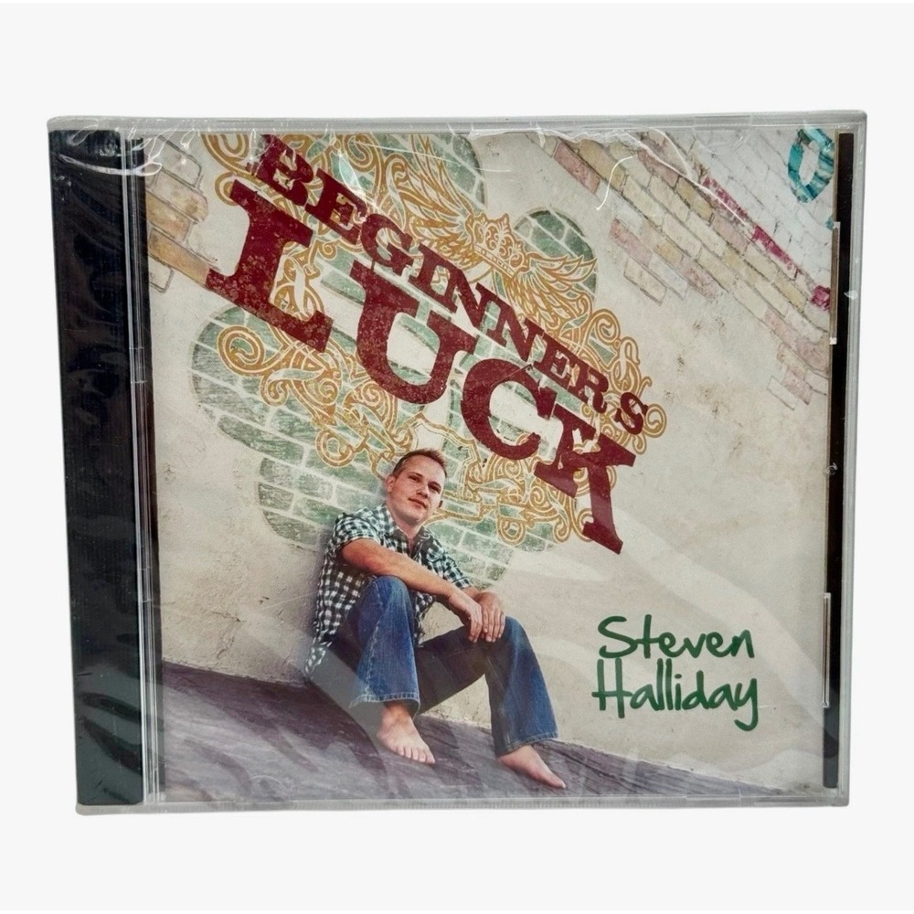 Steven Halliday: Beginner's Luck (CD 2009 Pop) New Sealed‎ 12 Tracks